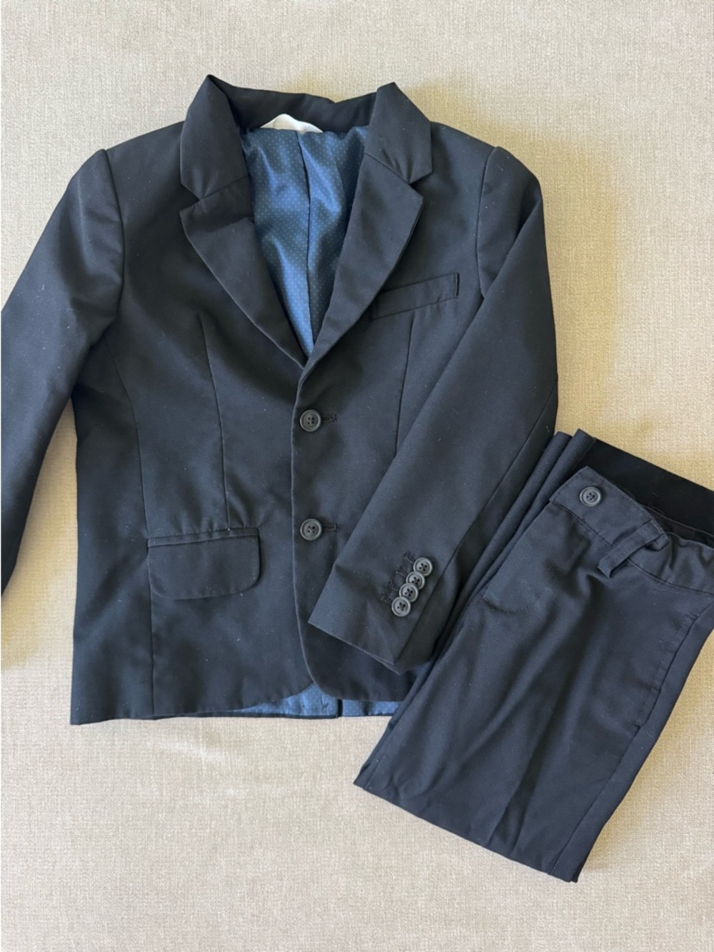 Cat & Jack Boys Black Dress Suit Jacket and Pants Set